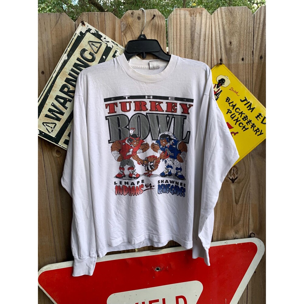 Vintage 90s Indiana  vs. Renegades long sleeve shirt football Size XL